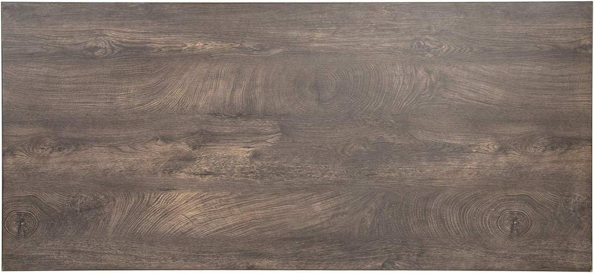 One-Piece Table Top for Electric Standing Desk, Rustic Brown C2170