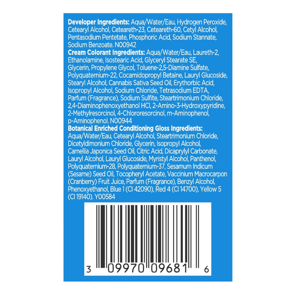 Permanent Hair Color, 100% Gray Coverage, 535 Medium Golden Mahogany, 5.94 fl oz T339929