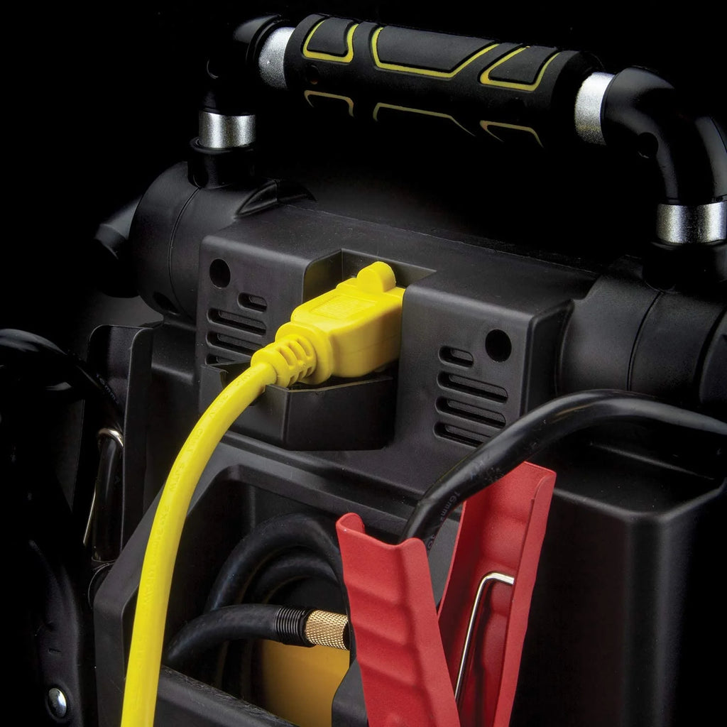 Digital Portable Power Station Jump Starter with Air Compressor and USB Ports W58596