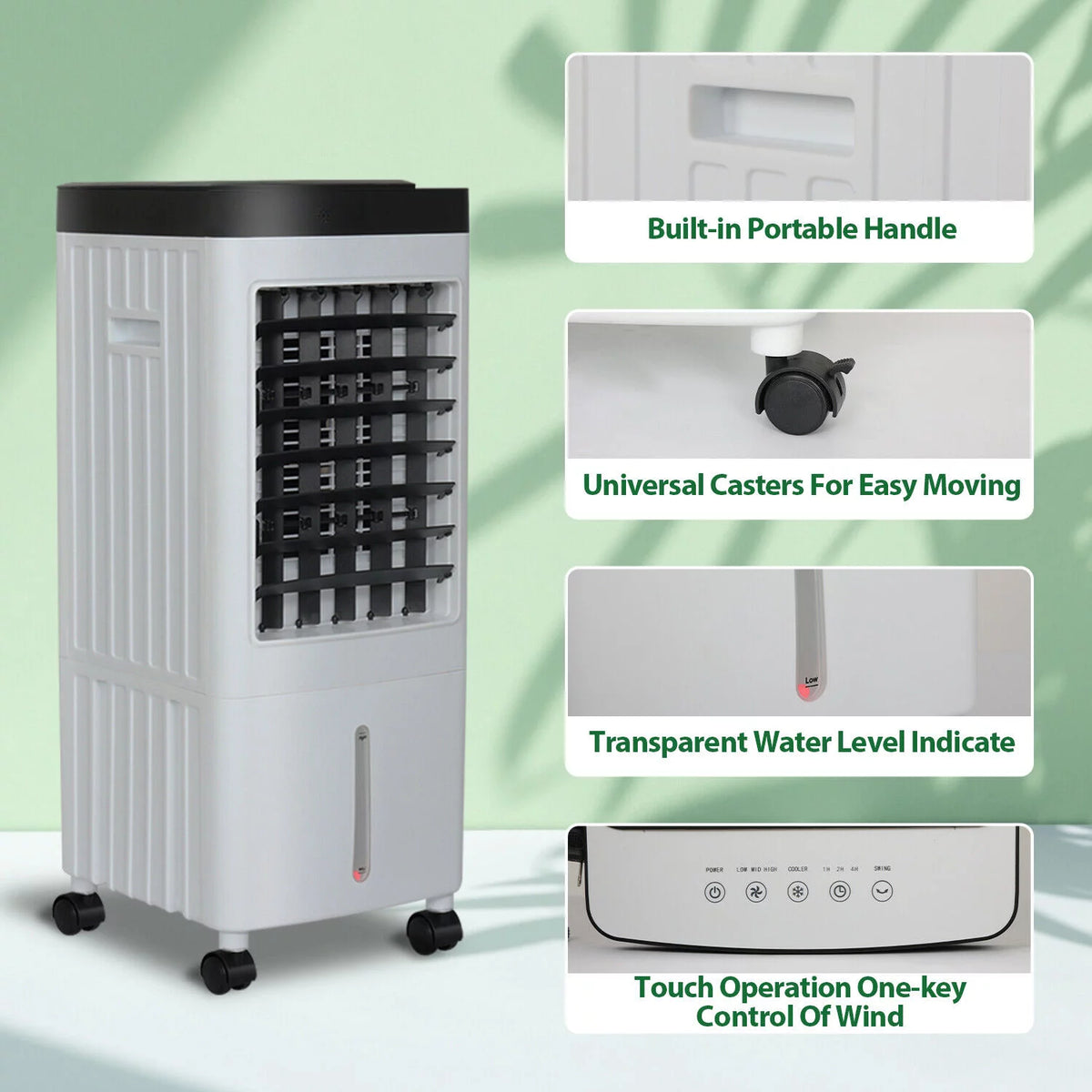 10L Portable Evaporative Cooler Humidifier Y334