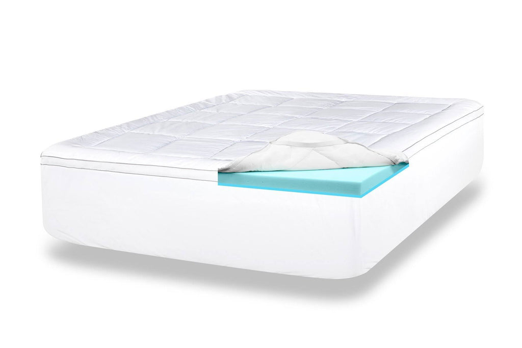 Cal King Gel Memory Foam Mattress Topper Z53603