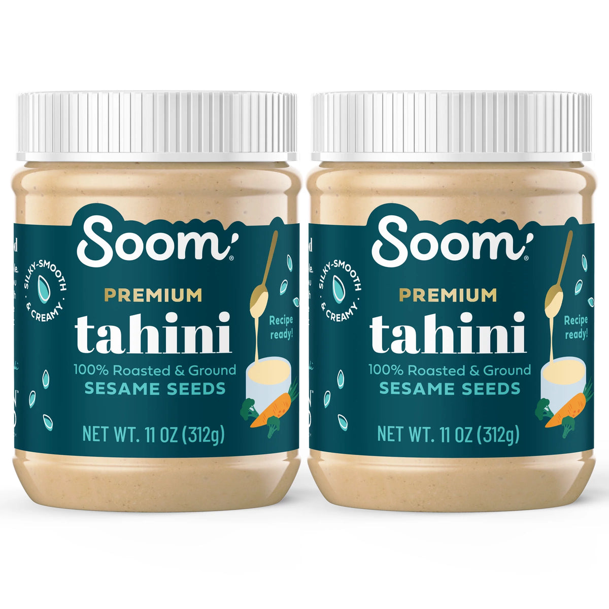 Pure Ground Sesame Tahini 11oz 2 Pack U21380