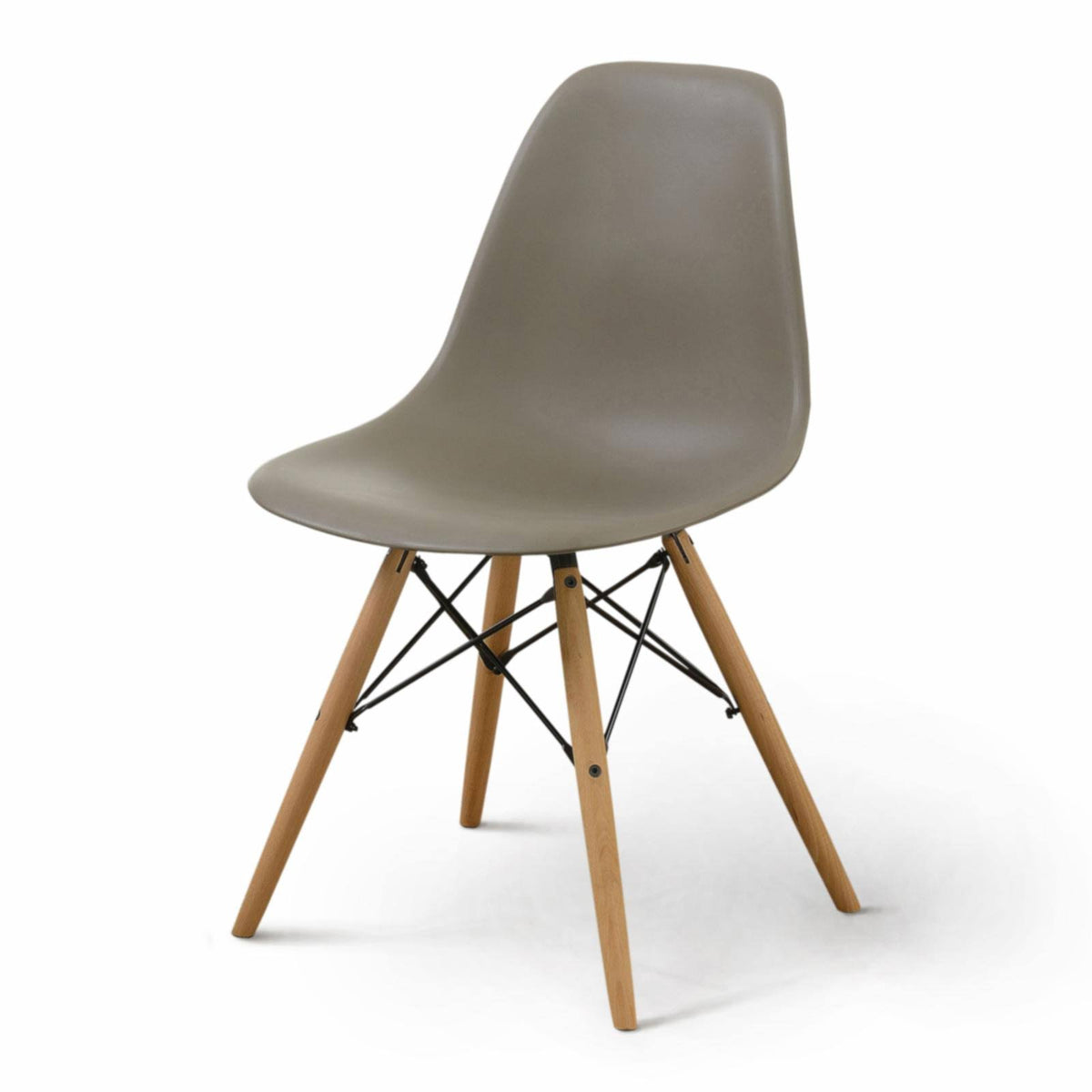 Modern Dining Side Chair Set of 2 Brown R14067