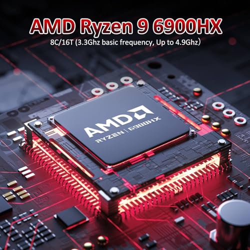 15.6" FHD Gaming Laptop with AMD Ryzen 9 6900HX, 32GB DDR5 RAM, 1TB NVMe SSD, Windows 11 Pro O8185