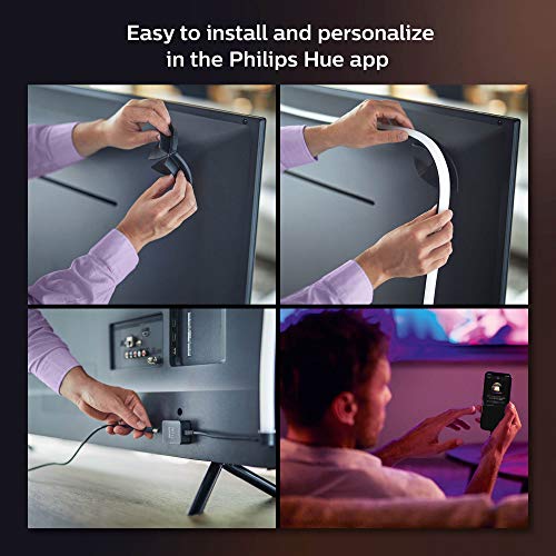 65" Smart TV Light Strip, Color-Changing LED Strip Lights L39738
