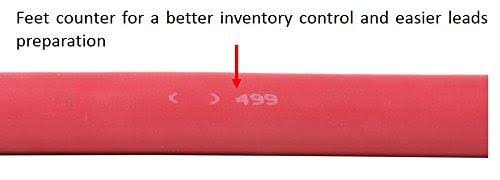 #4 Gauge AWG Welding Battery Cable Red 600 V 30 Feet I45051