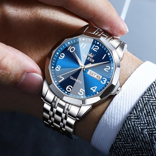 Stainless Steel Analog Quartz Date Luminous Wrist Watch H143070