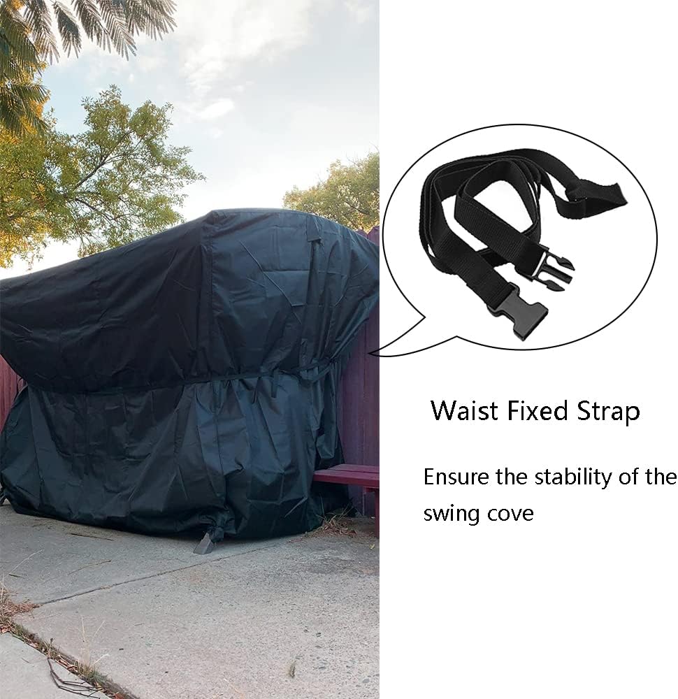 Outdoor Swing Cover 2 Seater Waterproof, 65'' (L) x 50''(W) x 66''(H) R716
