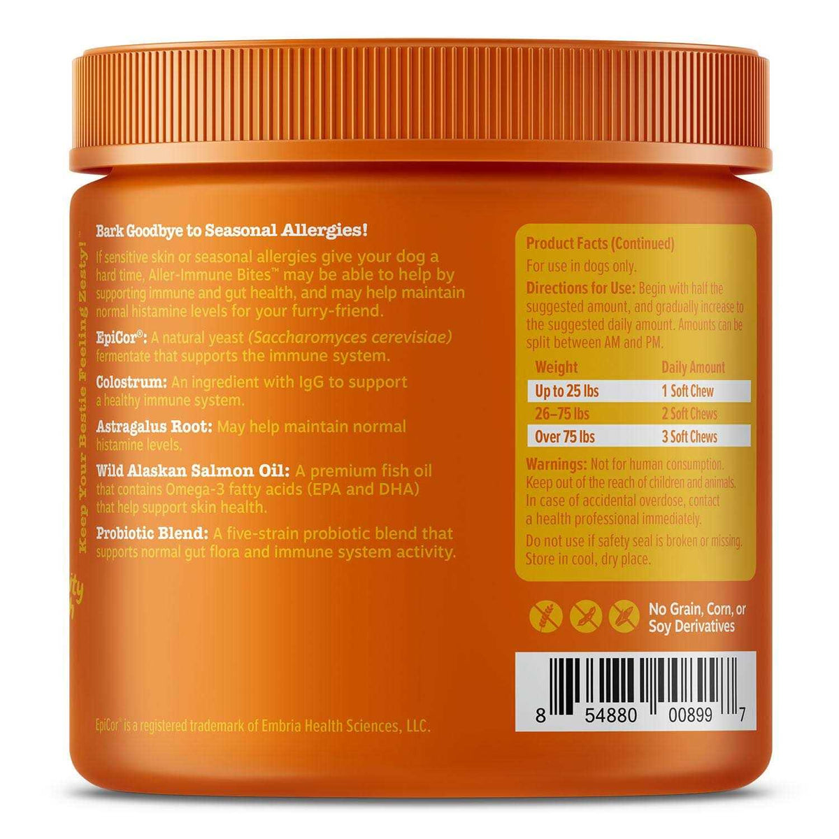 Salmon Allergy & Immune Bites for Dogs W695902