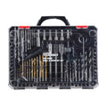 100 Piece Steel Drill Bits Screwdriver Bits and Nut Driver Bits Set G44796