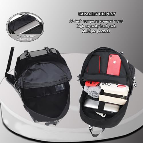 Blue Laptop Backpack with USB Charging Port, Anti-Theft Lock, Pencil Bag A98941