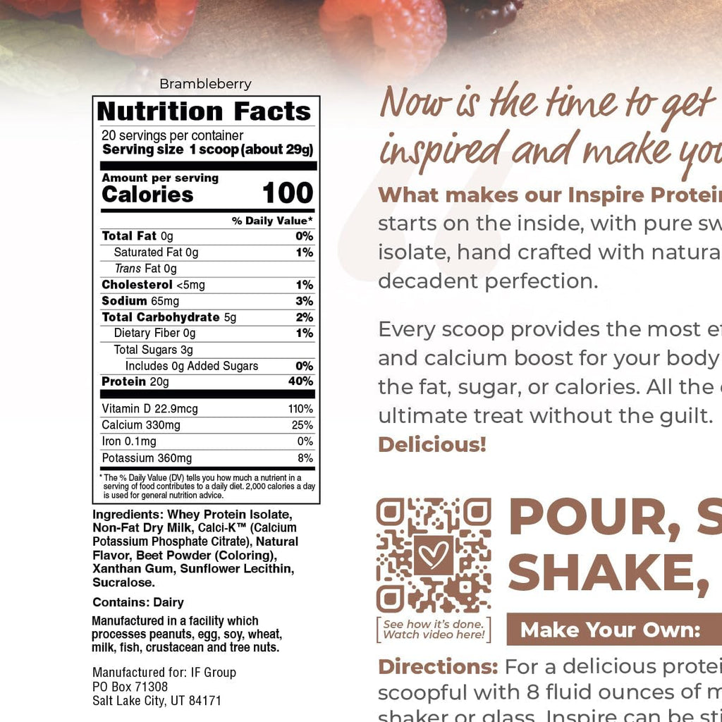 20g Whey Protein Isolate Powder I472