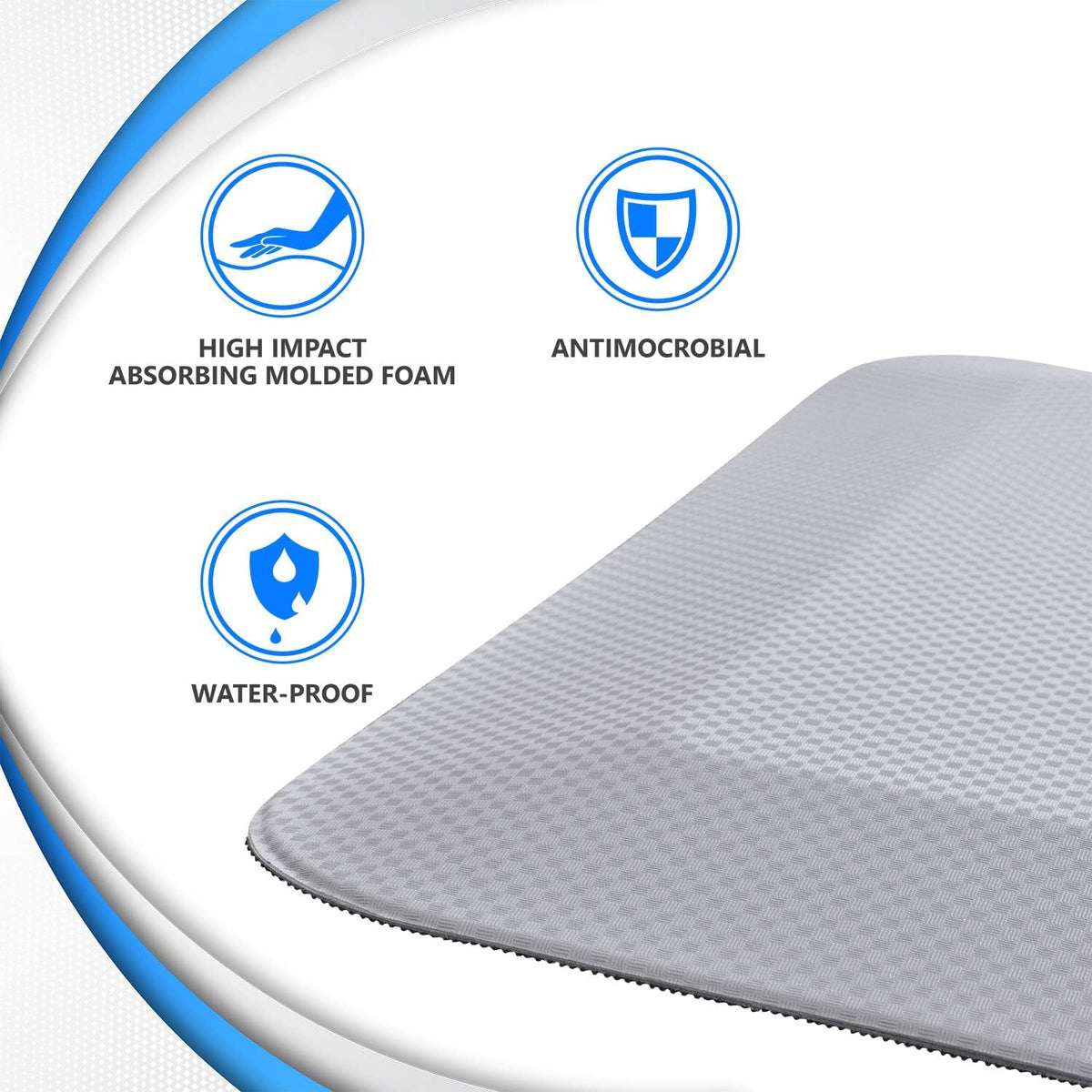 Foldable Non-Slip Beveled Edge Floor Mats Y219108