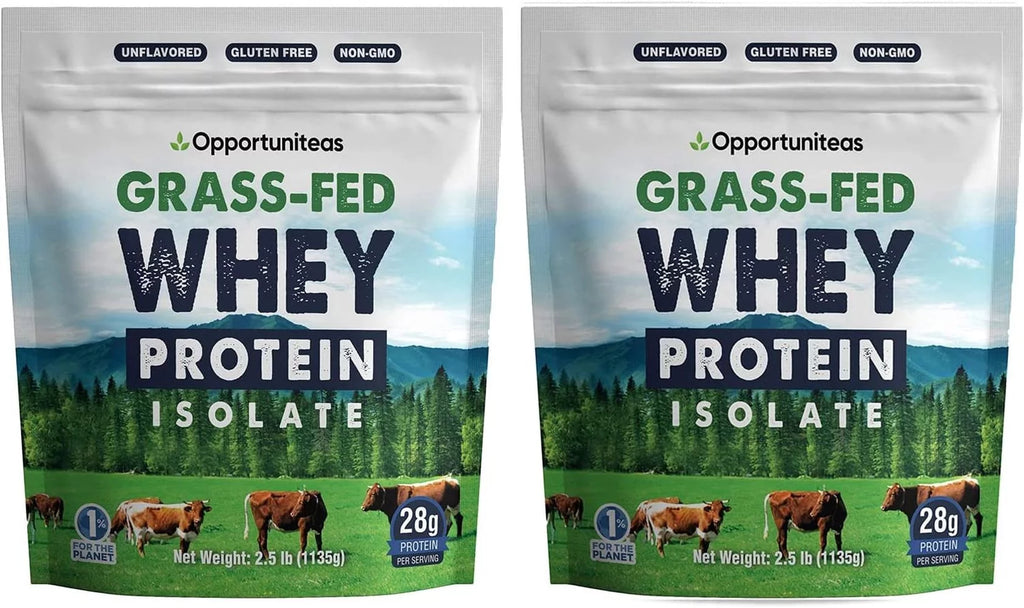 Unflavored Grass Fed Whey Protein Isolate 5 lbs M84576
