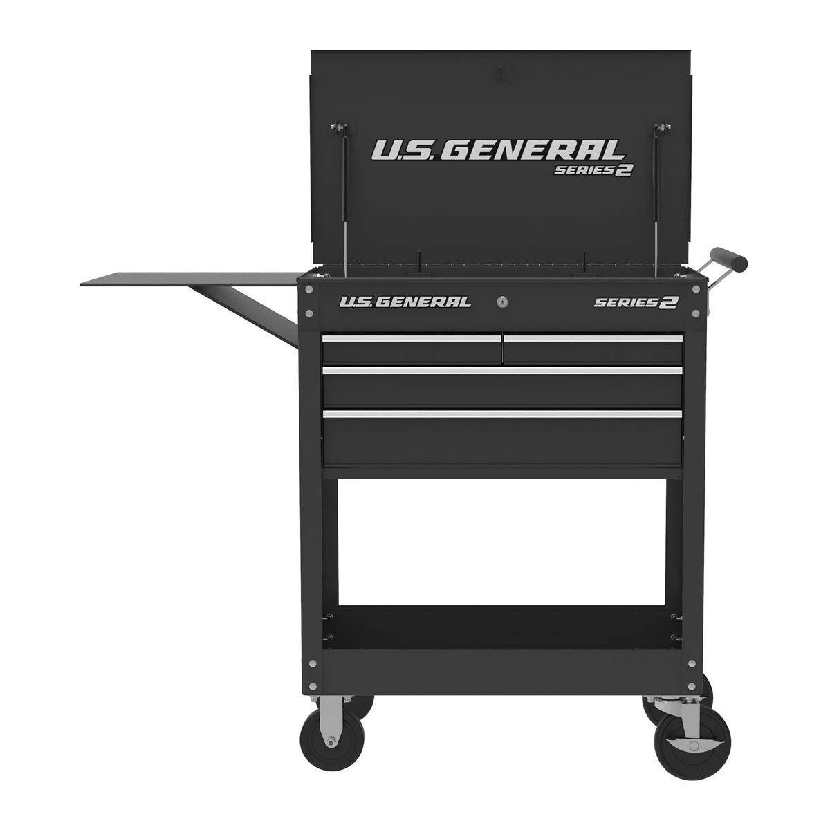 4 Drawer Tech Cart, Black M5489