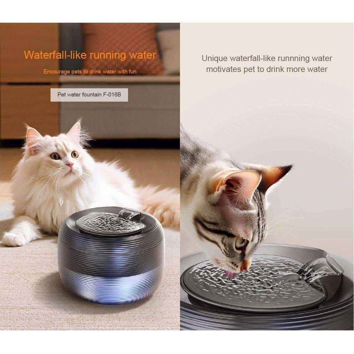 2.5 L Translucent Pet Drinking Water Fountain P197043