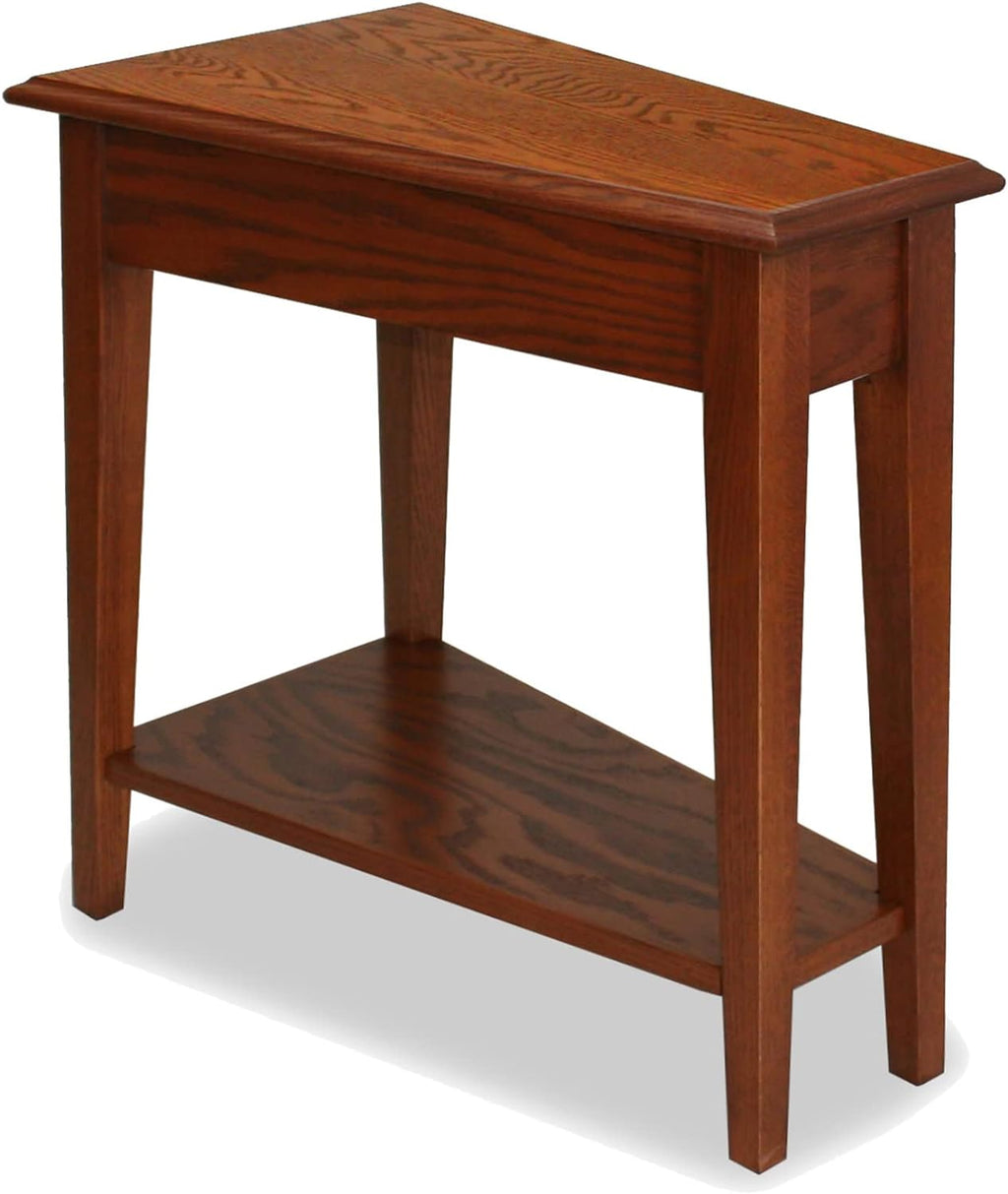 Solid Wood Medium Oak Side Table Z3769
