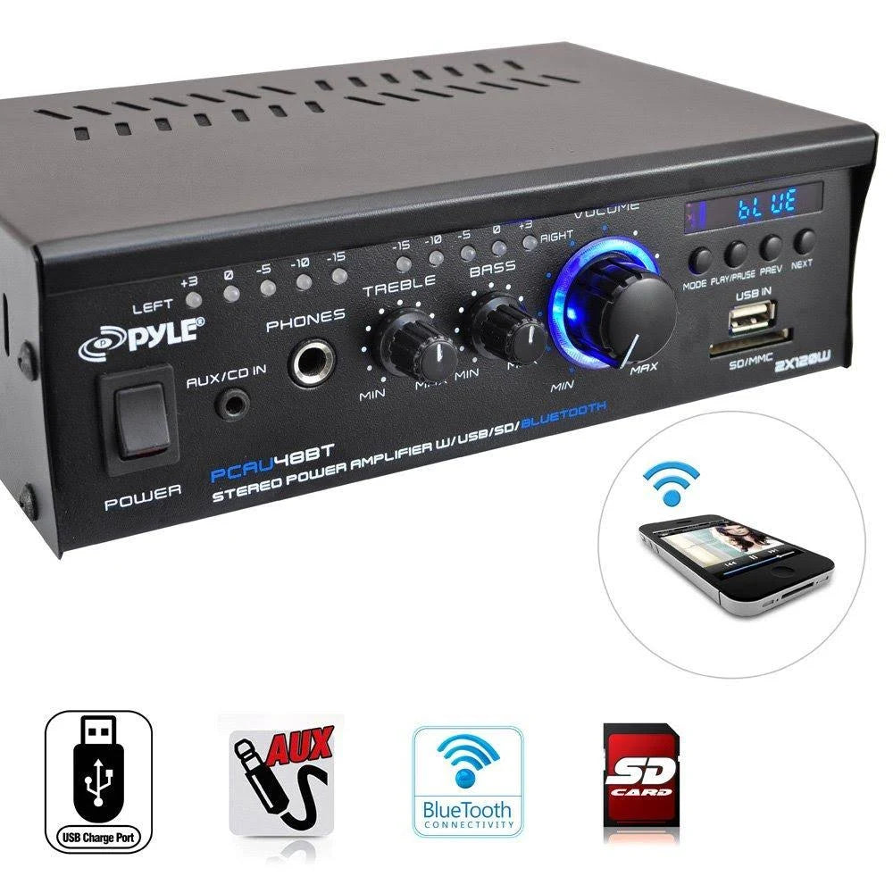 Bluetooth Mini Stereo Power Amplifier S852457