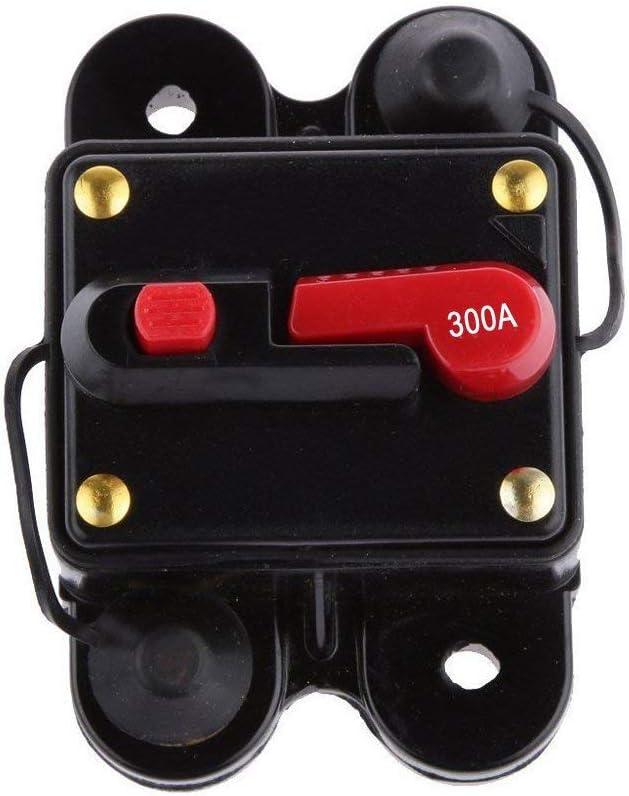 60Amp Circuit Breaker with Manual Reset 12V-48V DC Waterproof Pack of 2 B107086