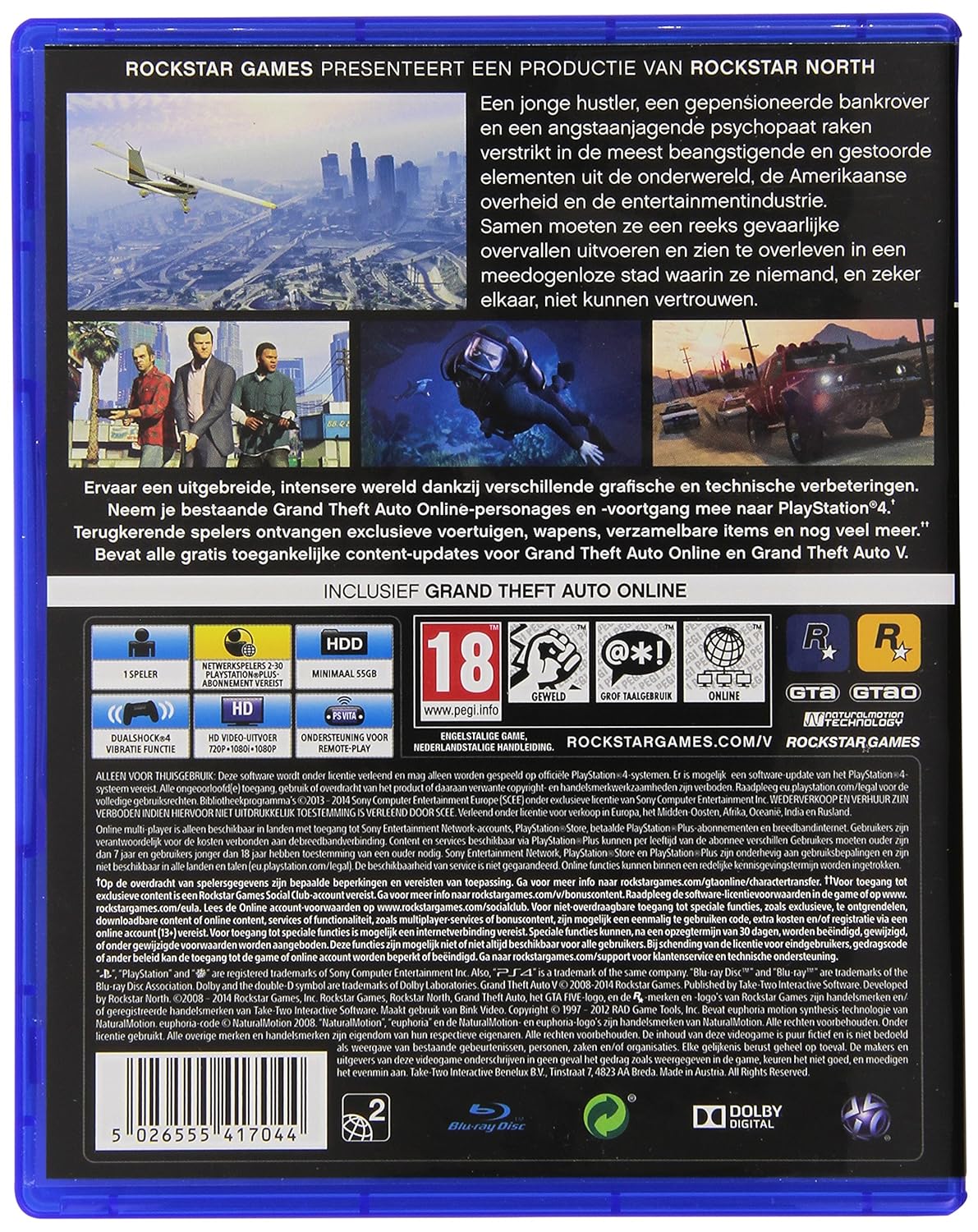 Grand Theft Auto 5 PS4 Y9162