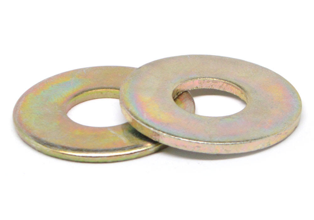 1/2x22 Flat Washer Low Carbon Steel Yellow Zinc Plated R1377