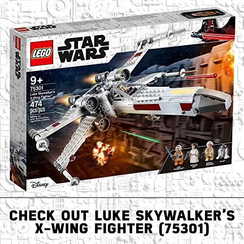 Imperial TIE Fighter Building Toy with Stormtrooper and Pilot Minifigures X63318