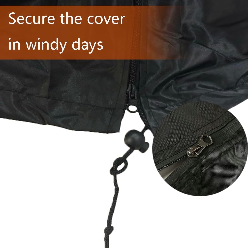 Outdoor Swing Cover 2 Seater Waterproof, 65'' (L) x 50''(W) x 66''(H) R716