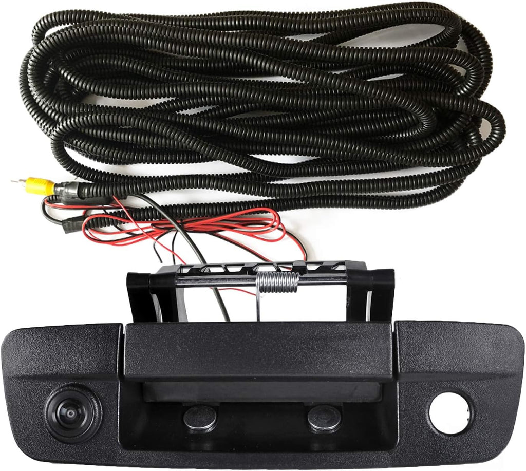 Black Tailgate Backup Reverse Handle with Camera L196