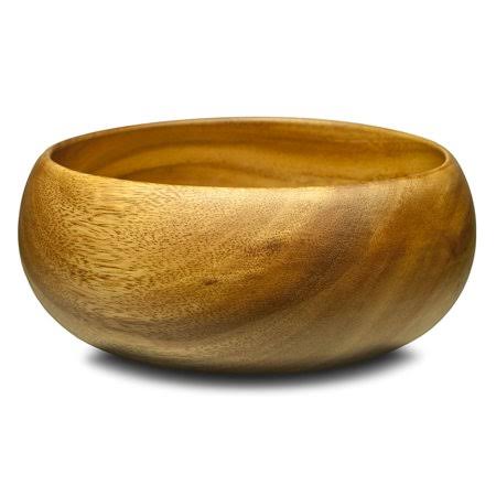 12-Inch Acacia Wood Round Serving Bowl H45269