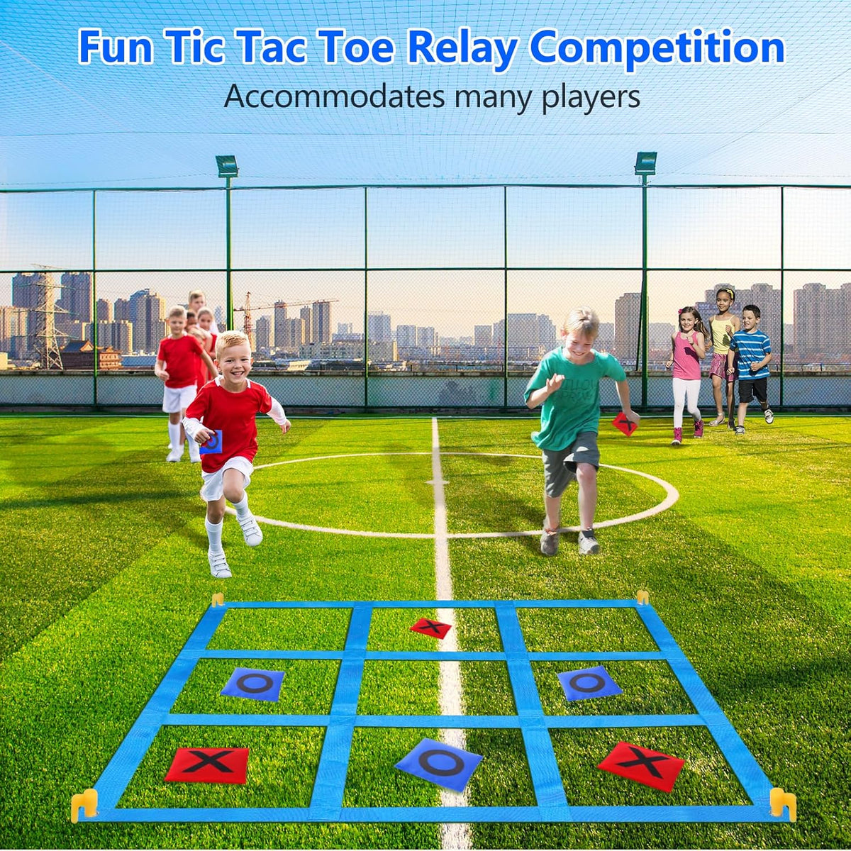 Outdoor Giant Tic Tac Toe Bean Bag Toss Game L4903