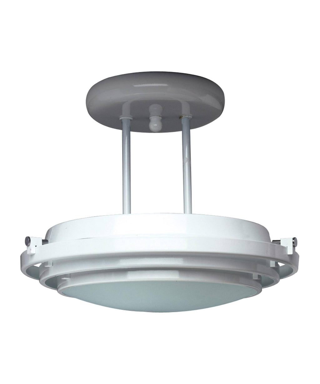 Black Semi Flush Mount Light A727