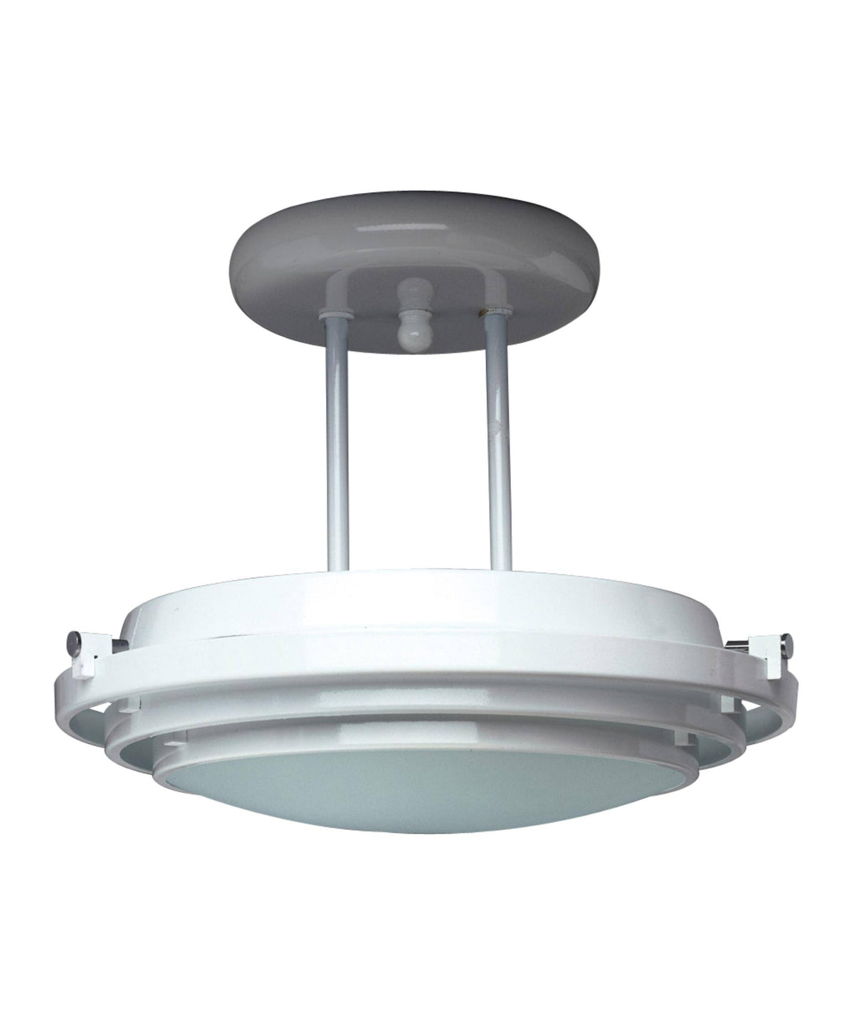 Black Semi Flush Mount Light A727