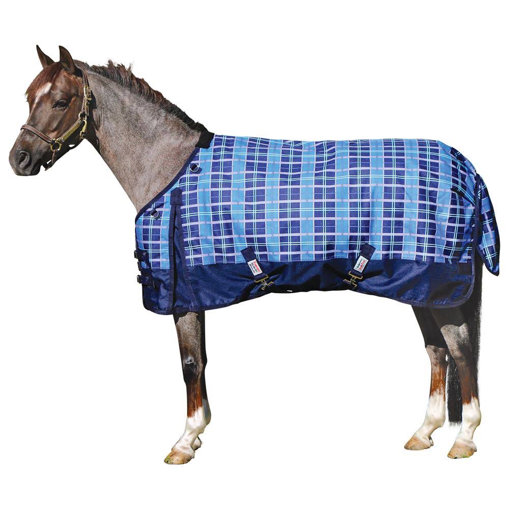 Blue Plaid Medium Weight Turnout W612
