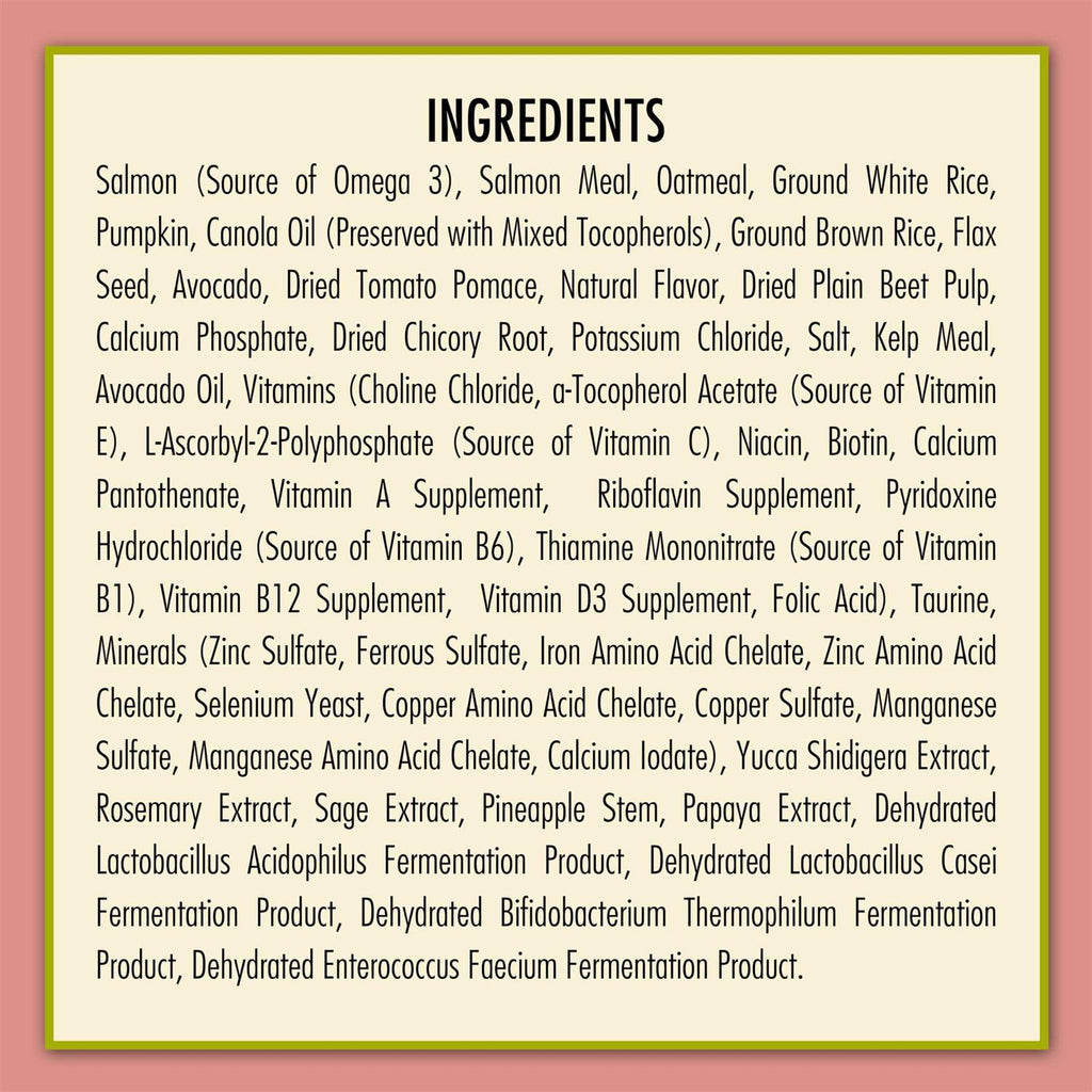 Salmon & Oatmeal Formula Dry Dog Food B568
