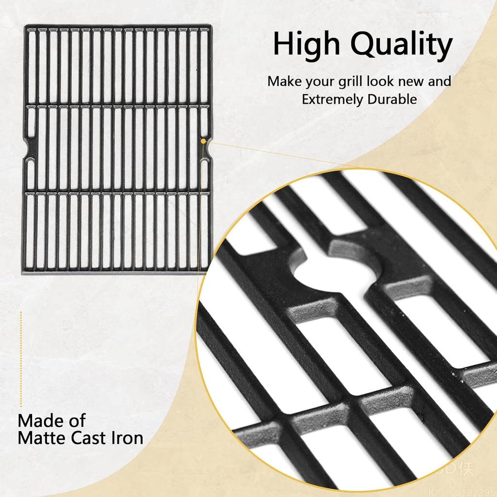 18 Inch Cast Iron Grill Grates, Set of 2 Y372966