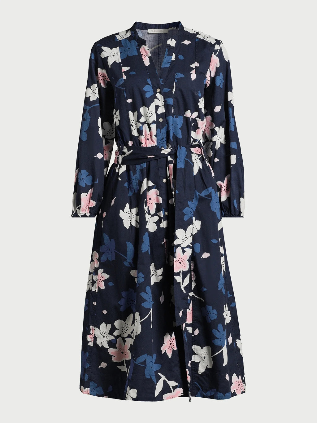 Belted Midi Dress T6040