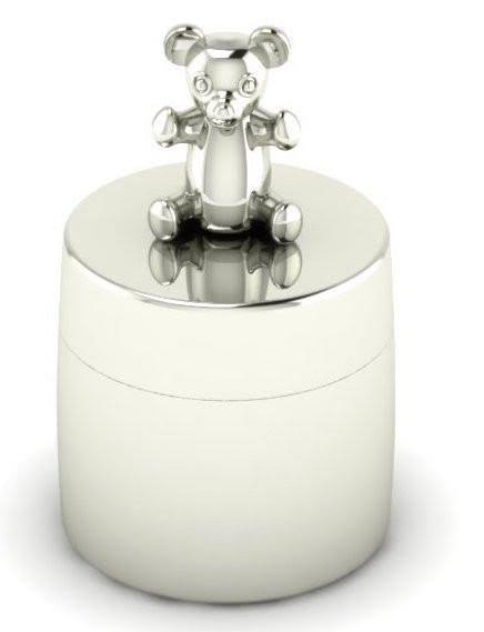 Sterling Silver Teddy Box O8584