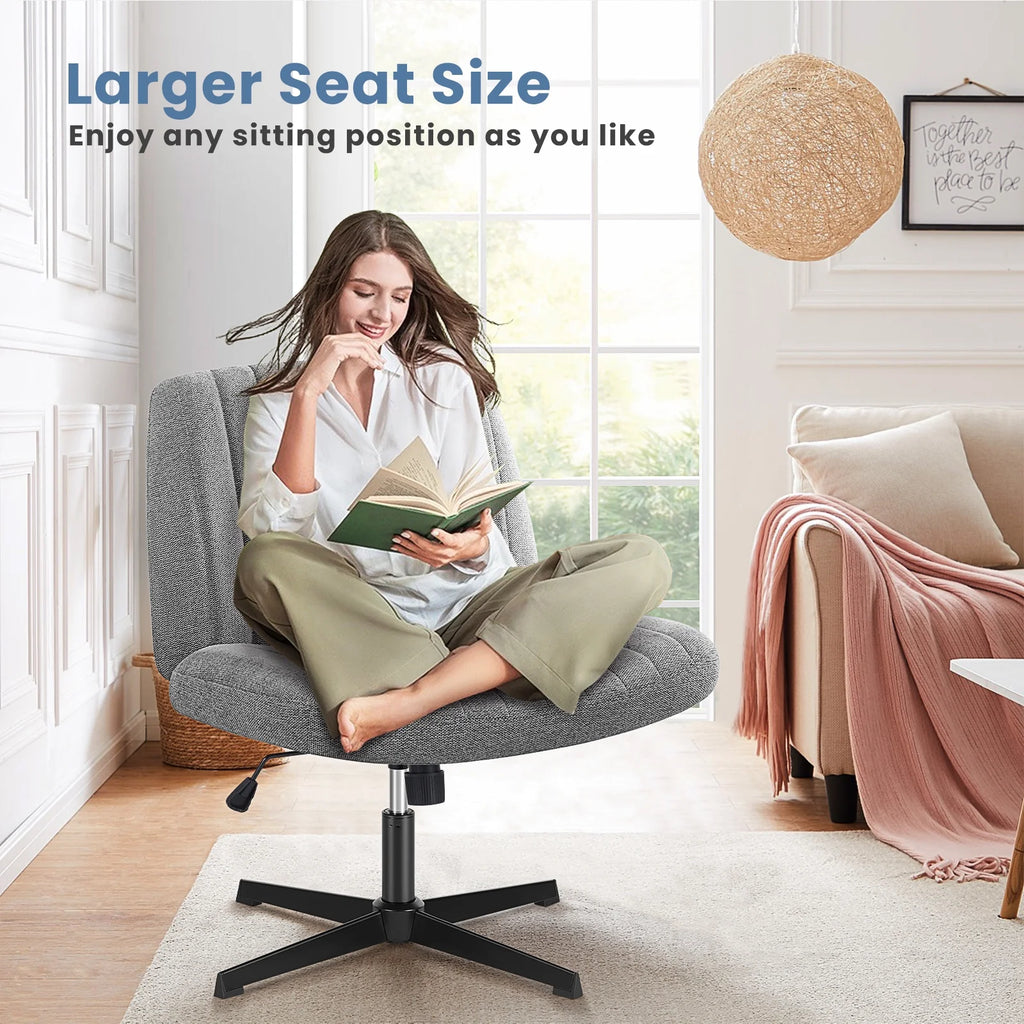 Armless Criss Cross Legged Office Chair B497