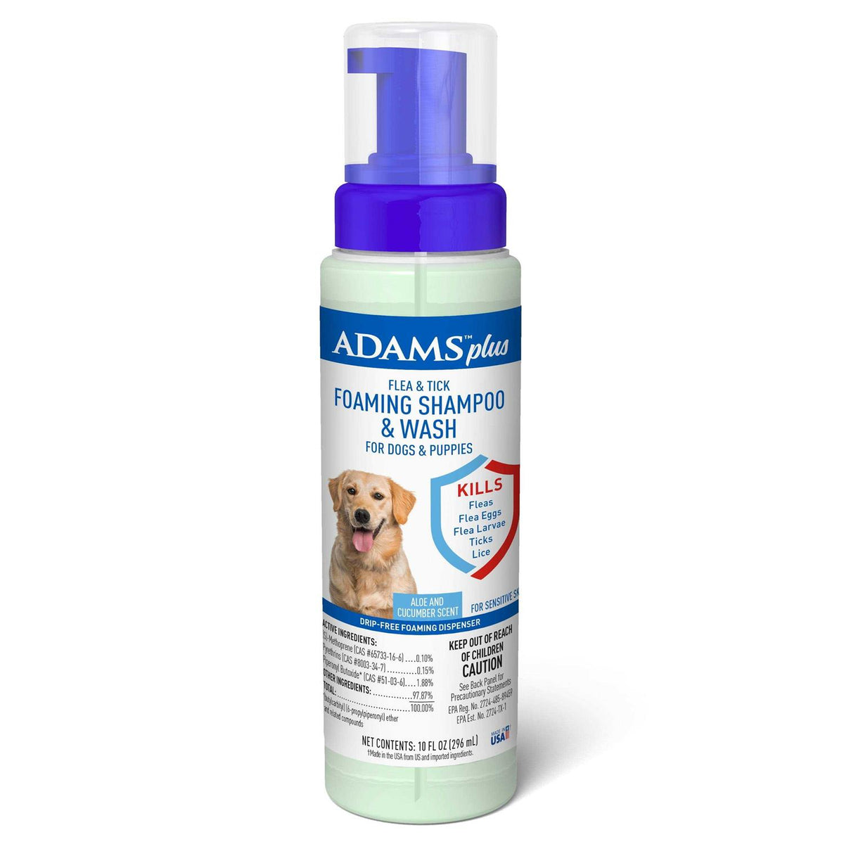 Foaming Flea And Tick Shampoo with Aloe And Cucumber I63794