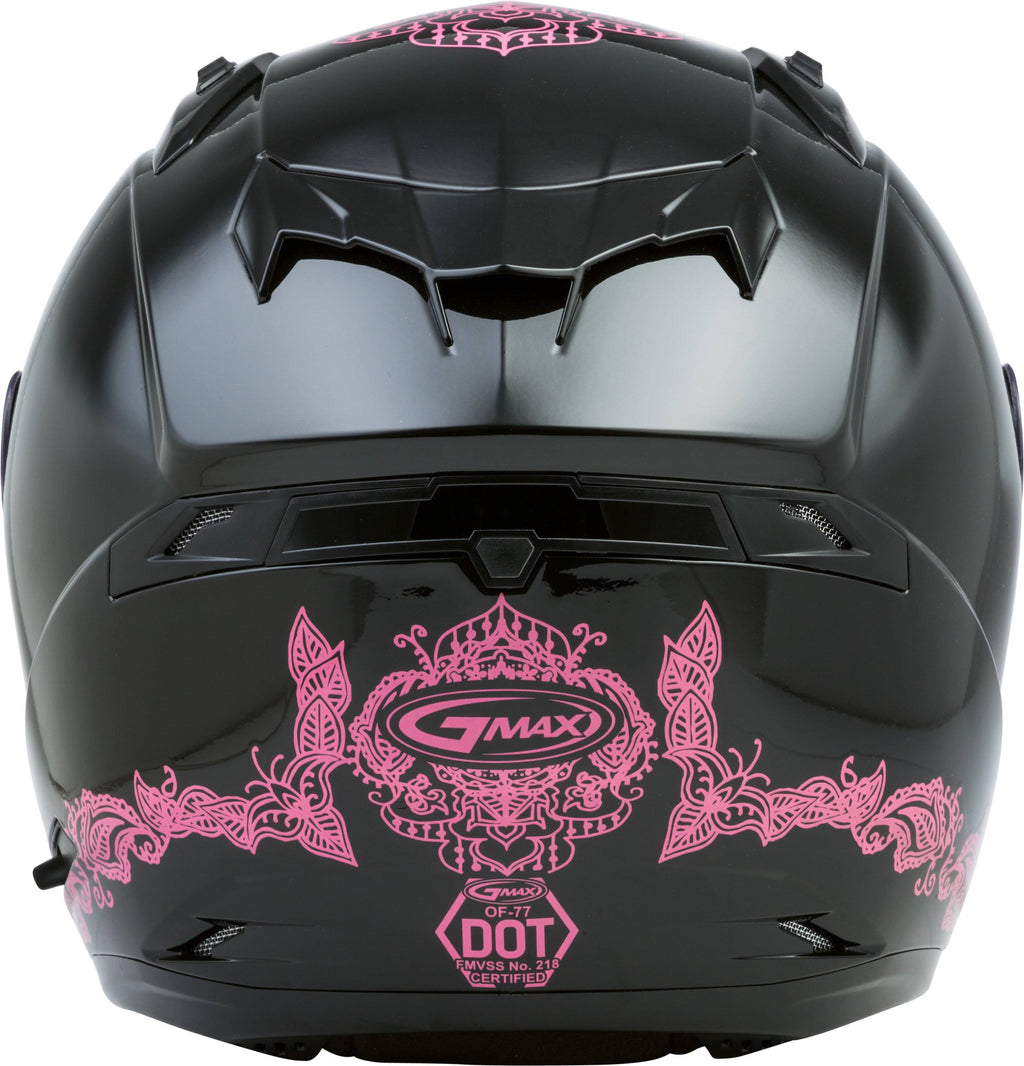 Open-Face Helmet Black/Pink U843931