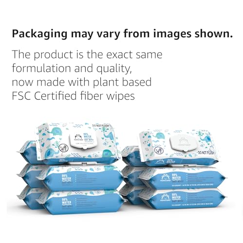 99% Water Based Baby Wipes, Hypoallergenic, Fragrance Free, 432 Count E45224