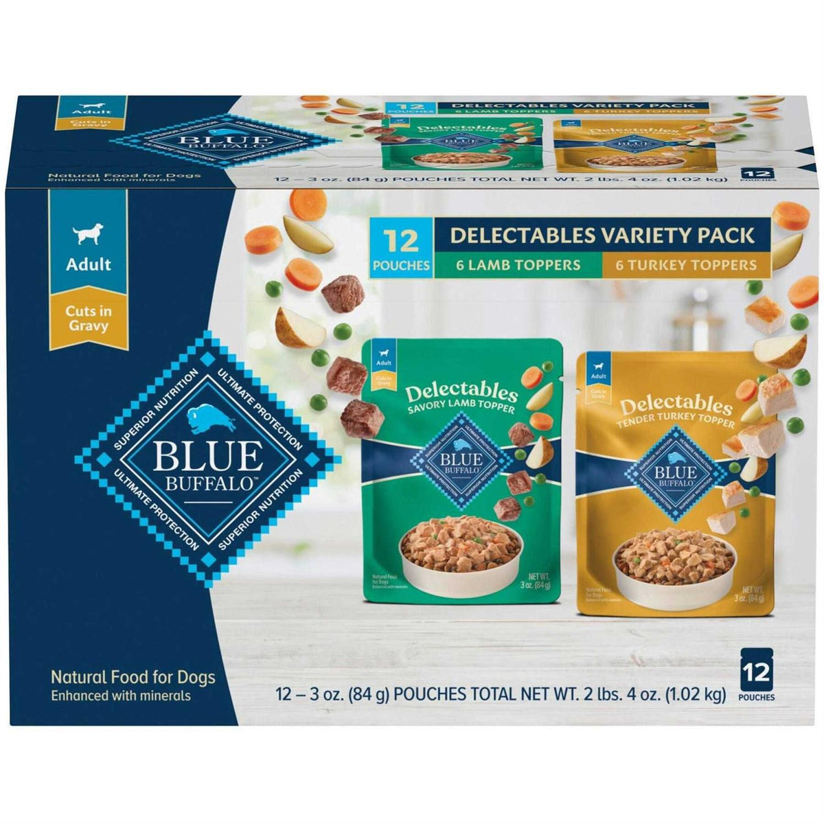 Natural Wet Dog Food Topper Variety Pack N841387