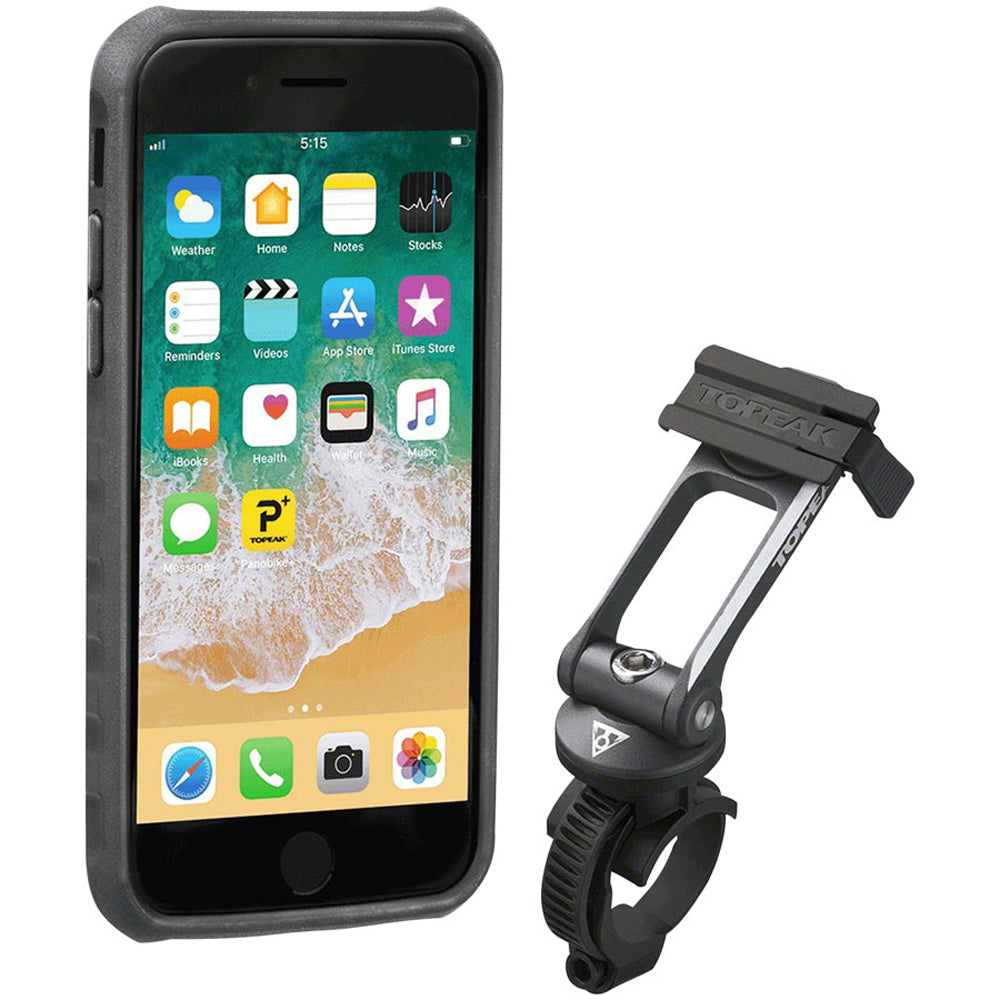 Black/Gray iPhone 8/7/6S/6 Ridecase with Mount B3478