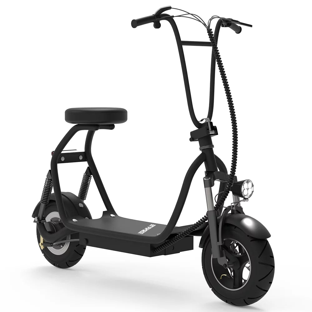 Electric Scooter 350W 48V 18.6 Miles Foldable Black S839