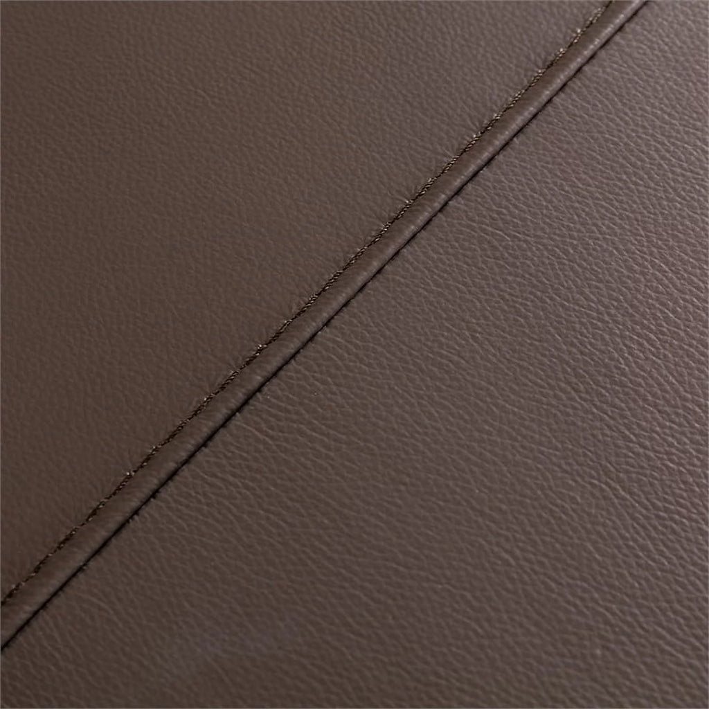 Taupe Brown Italian Leather Chair G4516