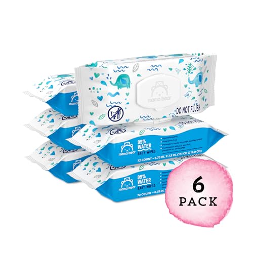 99% Water Based Baby Wipes, Hypoallergenic, Fragrance Free, 432 Count E45224