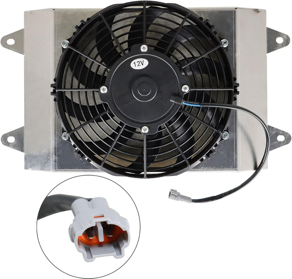 12V Radiator Cooling Fan Motor Assembly O38221