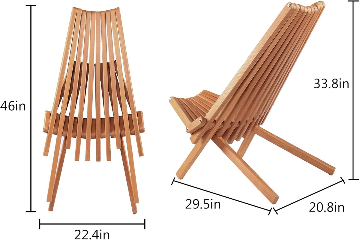 Outdoor Folding Wooden Chair Q5582