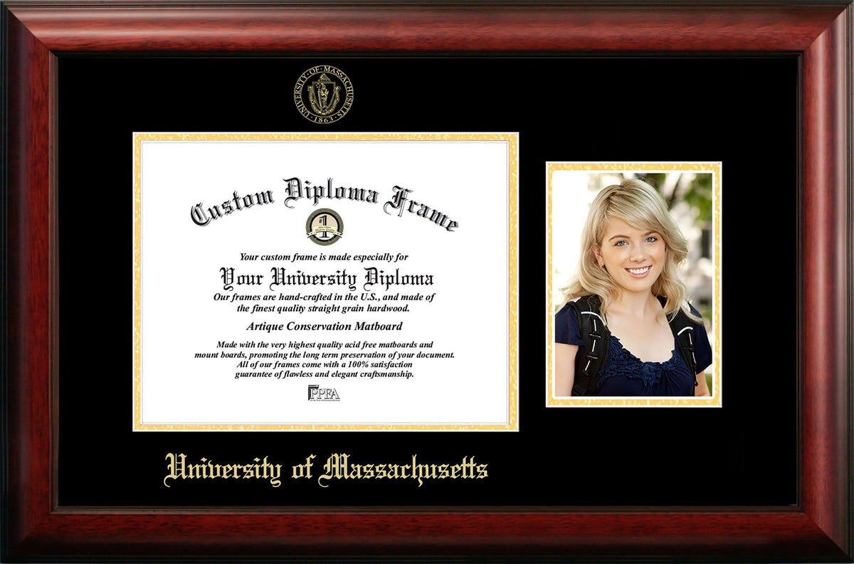Gold Embossed Diploma Frame with 5 X7 Portrait B5706