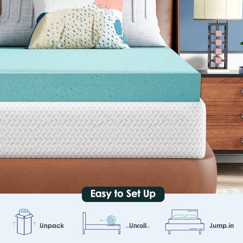 5 Inch Gel Memory Foam Medium-Firm Mattress Full F97349